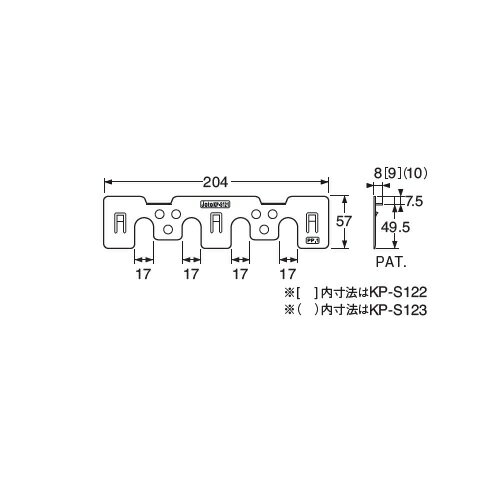 JOTO　調整板　KP-S121　黒