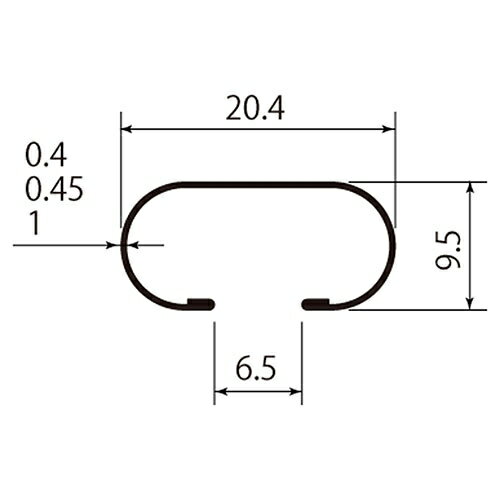 ダイケン 工事用C型レール CSR3000 1本