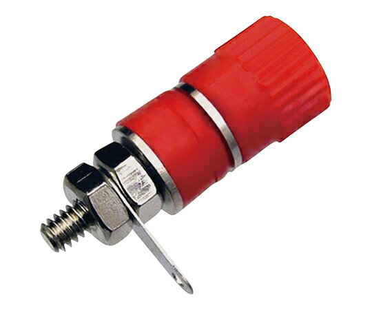 バナナプラグ用陸軍ターミナル 10個入 赤 WTN-08-1059RD 1袋(10個入)