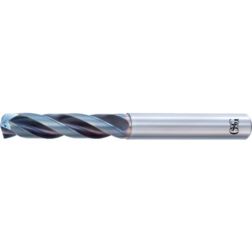 特長:●銅・鋳物加工で、送り速度Vf＝1000mm／min超えを実現します。 用途:●被削材:低・中・高炭素鋼、合金鋼、調質鋼、焼入鋼、ステンレス鋼、鋳鉄、ダクタイル鋳鉄、チタン合金。 仕様:●刃径(mm)：8●溝長(mm)：40●全長(mm)：94●シャンク径(mm)：8●表面処理：WD1コーティング●有効加工深さ：3D(刃径×3倍) 材質／仕上:●超微粒子超硬合金（Micro Grain Carbide）特長:●銅・鋳物加工で、送り速度Vf＝1000mm／min超えを実現します。 用途:●被削材:低・中・高炭素鋼、合金鋼、調質鋼、焼入鋼、ステンレス鋼、鋳鉄、ダクタイル鋳鉄、チタン合金。 仕様:●刃径(mm)：8●溝長(mm)：40●全長(mm)：94●シャンク径(mm)：8●表面処理：WD1コーティング●有効加工深さ：3D(刃径×3倍) 材質／仕上:●超微粒子超硬合金（Micro Grain Carbide）