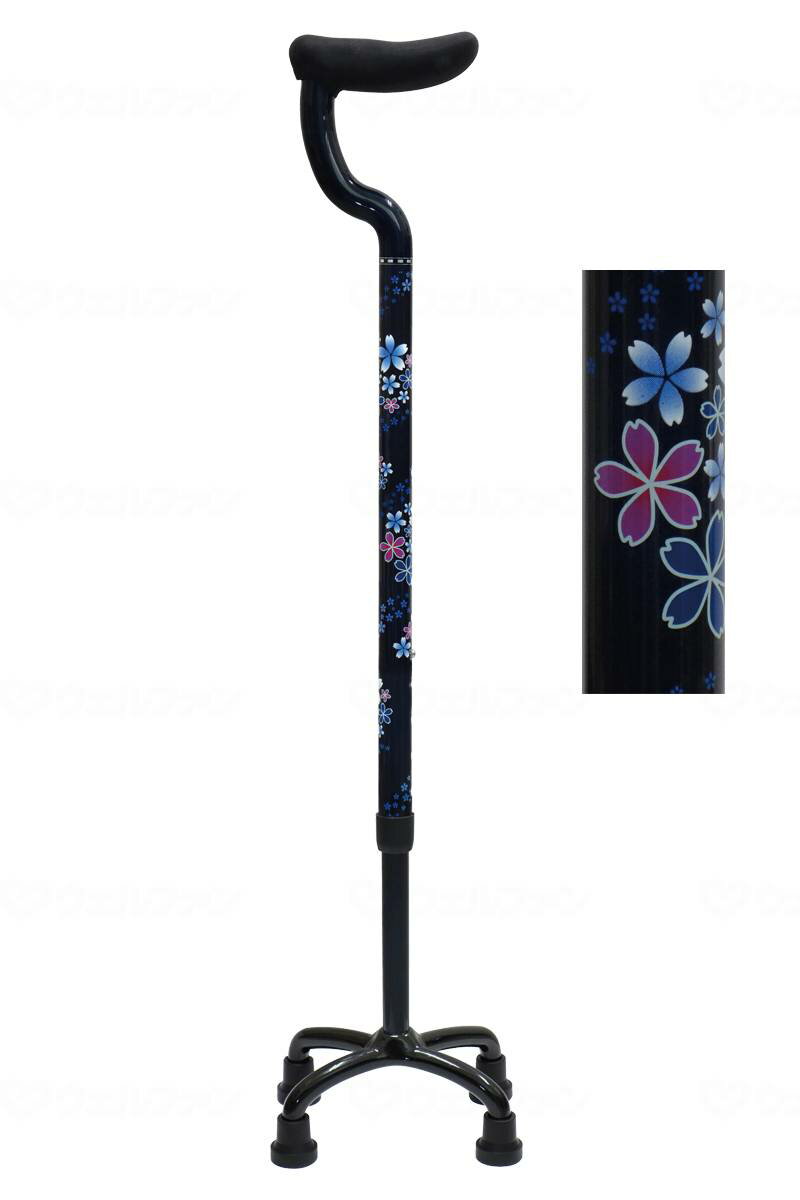 島製作所オールカーボン四点式 フラットグリップ 桜紺