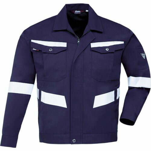 其它 - 【期間限定!対象商品P2〜20倍】 XEBEC　【売切り廃番】4180反射長袖ブルゾン　ディープネイビー　M　1着 (418019M)