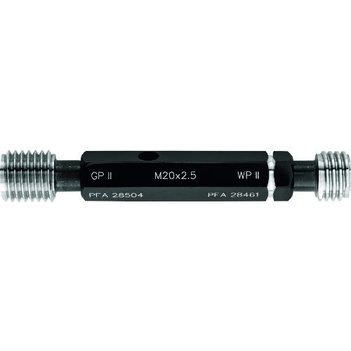 WATERS　メートルねじ工作用プラグゲージ（旧JIS）　1個 (WGPWP2M6X1.0)(4.0)