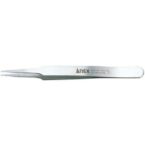 【期間限定!対象商品P2〜20倍】 アネックス　高精度18−8ピンセット　先丸型120mm　1個 (201)