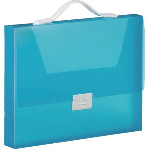 Rakuten - 【期間限定!対象商品P2〜20倍】 KING　JIM　シンプリ−ズキャリングケース　グリップタイプ（透明）　A4　青　40mm　　1冊 (294TSPB)