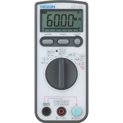 HOZAN　デジタルマルチメータ　1個 (DT119)