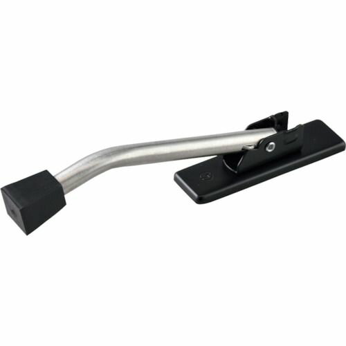 緑十字 ドアストッパー(マグネット取付タイプ) 黒 DMDP101−1 230×30×25mm 1個 (342051)