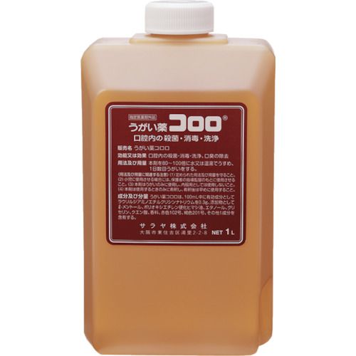 サラヤ うがい薬コロロ1L部外品 1個 (12832) サラヤ うがい薬コロロ1L部外品 1個 (12832)