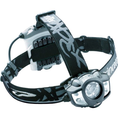 特長:●主電源によるハイ、ローモード、補助LEDによるハイ、ロー、フラッシュの5つの出力モードとなっています。●1つのの主電源LEDと4つの補助LEDによって広がりのある光となっています。 仕様:●明るさ(lm)：350●幅(mm)：64●奥行(mm)：44●高さ(mm)：44●色：ブラック●最大点灯時間(h)：150時間●保護等級：IPX7●電源：単3形アルカリ乾電池(4個)付属もしくはリチウム電池 注意:●電球交換できません。●LEDは決して直視しないでください。特長:●主電源によるハイ、ローモード、補助LEDによるハイ、ロー、フラッシュの5つの出力モードとなっています。●1つのの主電源LEDと4つの補助LEDによって広がりのある光となっています。 仕様:●明るさ(lm)：350●幅(mm)：64●奥行(mm)：44●高さ(mm)：44●色：ブラック●最大点灯時間(h)：150時間●保護等級：IPX7●電源：単3形アルカリ乾電池(4個)付属もしくはリチウム電池 注意:●電球交換できません。●LEDは決して直視しないでください。