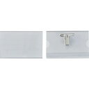 緑十字 名刺型名札(ハードケース) NF−20 内寸56×91mm 5個組 両用クリップ付 1組 (301115)