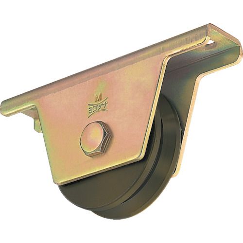 ヨコヅナ S45C重量戸車 75mm V 1個 (JGM0755)