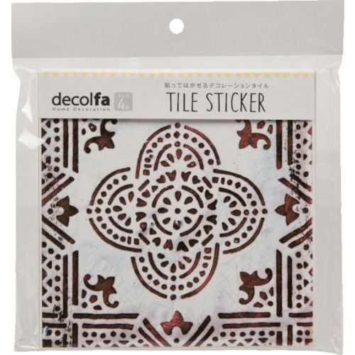 ニトムズ　タイルステッカー　レッド　1個 (M4005)(3.0)