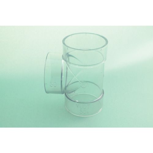 Rakuten - 【期間限定!対象商品P2〜20倍】 トーエー　VU継手　チーズ　透明　100　1個 (VUDTC100)