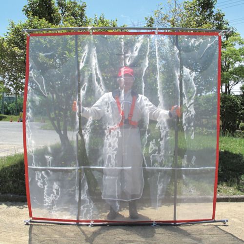 特長:●草刈作業の石の飛び散りをしっかり防ぎます。●2mX2mのワイド仕様です。●細かいメッシュで風は通して飛散物はストップします。●超軽量2.5kg、分解組立てが簡単です。●コンパクトで持ち運びが楽です。 用途:●草刈りにおける飛散防止用に。 仕様:●色：グレー●幅×高さ（mm）：2000×2000●目合(mm)：0.7 仕様2:●商品サイズ：2mx2m 材質／仕上:●ネット：ポリエステル●パイプ：塩化ビニール特長:●草刈作業の石の飛び散りをしっかり防ぎます。●2mX2mのワイド仕様です。●細かいメッシュで風は通して飛散物はストップします。●超軽量2.5kg、分解組立てが簡単です。●コンパクトで持ち運びが楽です。 用途:●草刈りにおける飛散防止用に。 仕様:●色：グレー●幅×高さ（mm）：2000×2000●目合(mm)：0.7 仕様2:●商品サイズ：2mx2m 材質／仕上:●ネット：ポリエステル●パイプ：塩化ビニール