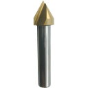 WEBA HSSカウンターシンク No.21611−1 60°1枚刃 HSS TiNコ−ティング 1本 (21611140)(4)
