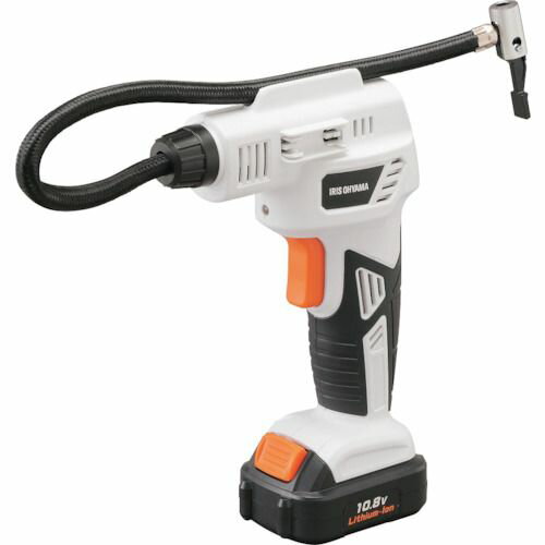 IRIS　517105　充電式エアコンプレッサー　10．8V　JAC10　ホワイト　1台 (JAC10)