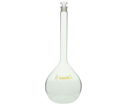 【全商品 ポイント10倍中】 メスフラスコ(全量フラスコ・カスタムA) 3000mL 026050...