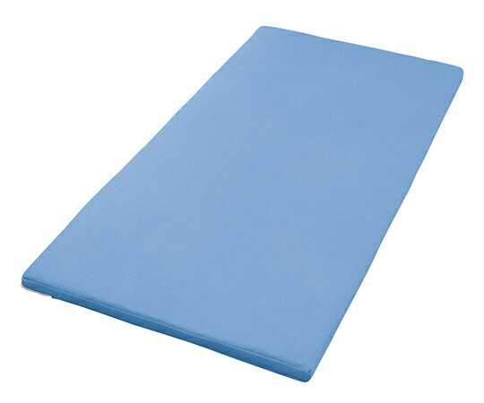 洗えるムレない体圧分散マットレス(リバーシブル) ブルー HD-MBL 1個