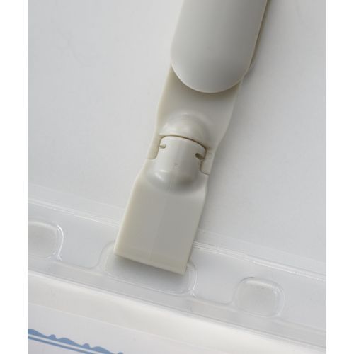 TRUSCO　回転名札　ソフトタイプ　ストラップ付　90×55mm（ヨコ名刺）　赤　1枚 (TTNFL32R)