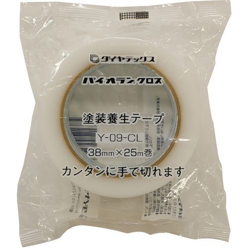 【全商品 ポイント10倍中】 パイオラン　塗装・建築養生用テープ　38mmx25m　クリ...