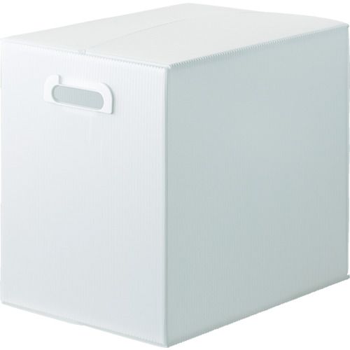 福祉用具のバリューケアの【期間限定!対象商品P2〜20倍】 TRUSCO　ダンボールプラスチックケース　5枚セット　B4サイズ　取っ手穴あき　半透明　1S (TDPB45TM)｜アングル2