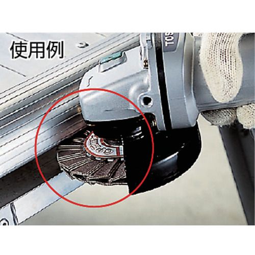 【期間限定!対象商品P2〜20倍】 TRUSCO　GP三面ディスク　アランダム　Φ100　（5枚入）　100＃　1箱 (GP1003F) 3