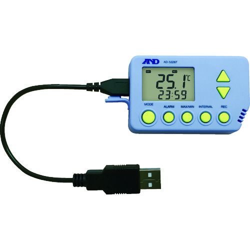 【全商品 ポイント10倍中】 A&D デジタル温度データロガー(外部温度センサー付き) AD-5326TT 1台 (AD5326TT) [2]