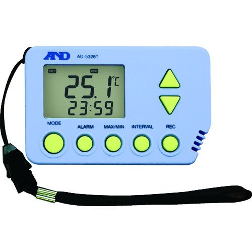 【全商品 ポイント10倍中】 A&D デジタル温度データロガー(外部温度センサー付き) AD-5326TT 1台 (AD5326TT) [3]