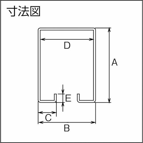 ダイケン 2号ステンレスハンガーレール 2730 1本 (2S-HR2730)