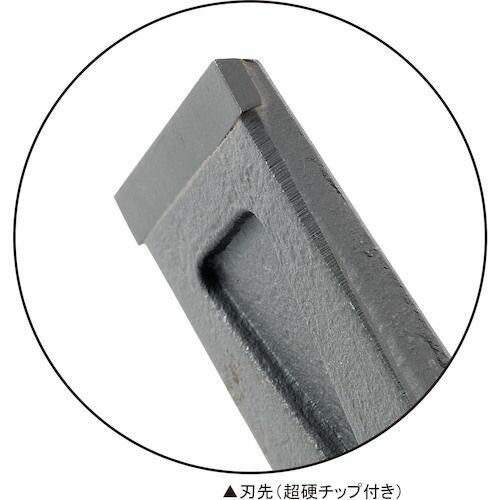 【期間限定!対象商品P2〜20倍】 DOGYU　アルミ超硬刃ケレン棒ロング50×1000mm　1丁 (03774)