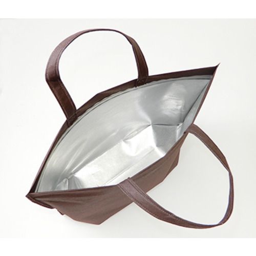 a−1　カラークール　チャックシールトート　小　ダークブラウン　1袋 (LC0629AG20) 2