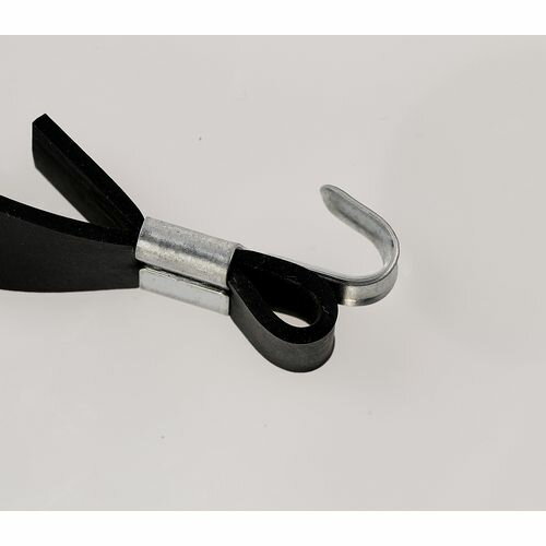 TRUSCO　ゴムロープ　フック、Dカン金具付き　幅20mm×長さ3．5m　（10本入）　1Pk (GR2035AD)