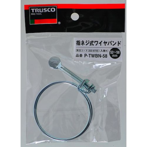 【期間限定!対象商品P2〜20倍】 TRUSCO　指ネジ式ワイヤバンド　締付径28〜33mm　1...