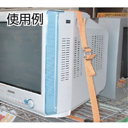 福祉用具のバリューケアの【期間限定!対象商品P2〜20倍】 TRUSCO　PPベルト幅50mmX長さ10m　赤　1本 (PPB5010)｜アングル2