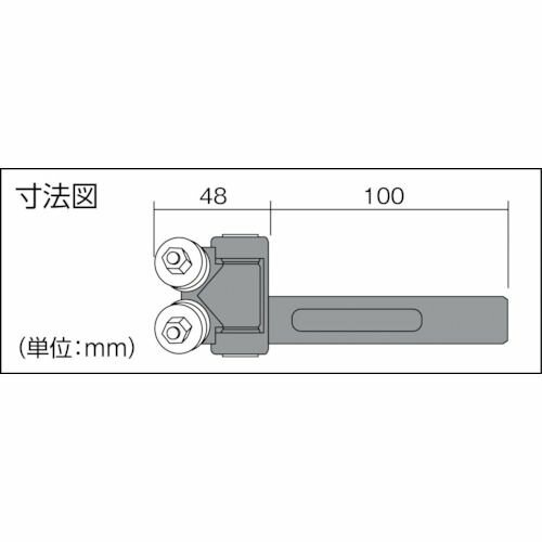 【期間限定!対象商品P2〜20倍】 スーパー　切削ローレット駒（アヤ目用）ピッチ：1．0　外径A：25．4　1個 (KNCD2510)