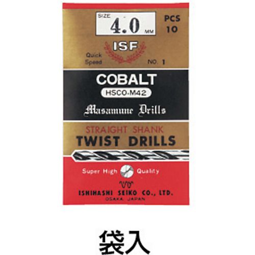 【期間限定!対象商品P2〜20倍】 ISF　コバルト正宗ドリル　4．9mm　10本 (COD4.9)