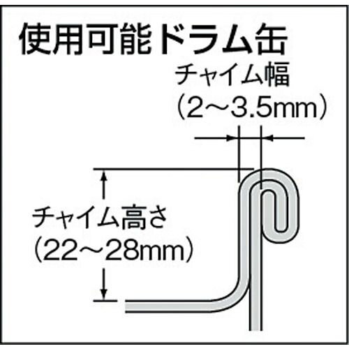 【期間限定!対象商品P2〜20倍】 スーパー　ドラムリフトクランプ（垂直吊）クサビ...