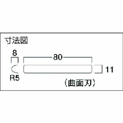 【期間限定!対象商品P2〜20倍】 タジマ サンダーR5型替刃細目 1枚 (SABR5S)
