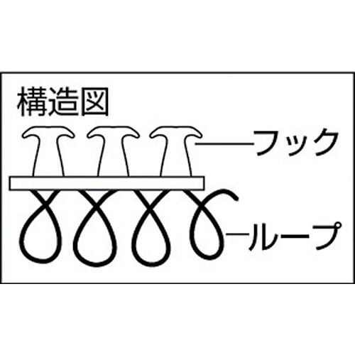 【全商品 ポイント10倍中】 TRUSCO　マジックケーブルロールタイ　幅20mmX長さ10m...