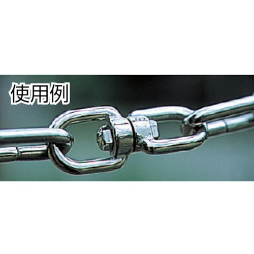 【期間限定!対象商品P2〜20倍】 TRUSCO　ステンレス　スイベル　線径3mm　1個 (TRMS3)
