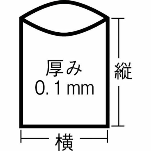 【期間限定!対象商品P2〜20倍】 TRUSCO　業務用ポリ袋0．1×45L　10枚入　1袋 (S0045) 2