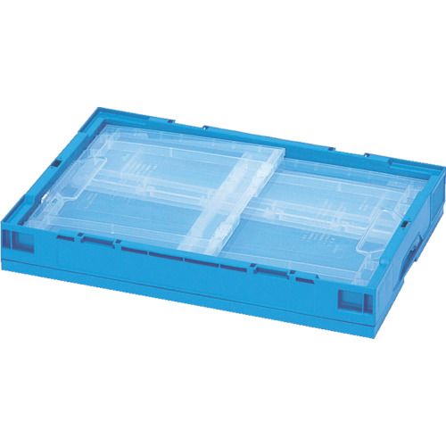 【期間限定!対象商品P2〜20倍】 積水　窓あき折りたたみコンテナ　50LN　1個 (50LNCB)