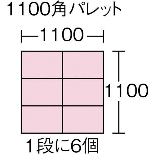 【期間限定!対象商品P2〜20倍】 TRUSCO　THC型コンテナ　有効内寸442X298X255　OD...