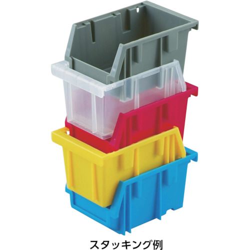 【期間限定!対象商品P2〜20倍】 TRUSCO　VN型コンテナ　1．8L　クリアレッド　1個 ...