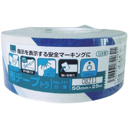 【全商品 ポイント10倍中】 okamoto　布テープトラ　50mm×25m　1巻 (111TWB50)