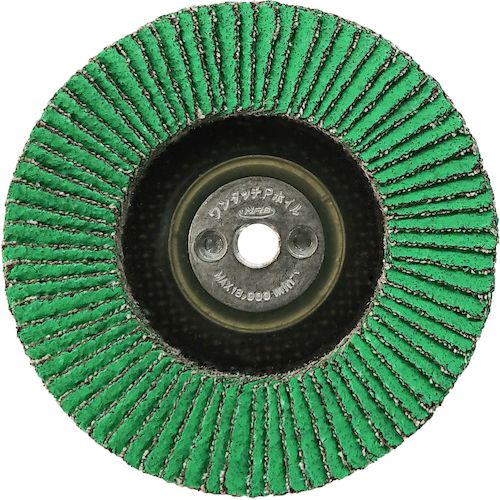 NRS　ペーパー多羽根ホイル　ワンタッチPホイル　100×M10　GZ60　72枚羽根　10枚 (OPW10072GZ60)