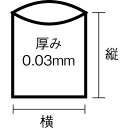 サニパック スタンダードポリ袋3号（0．03mm） 1袋 (L03)
