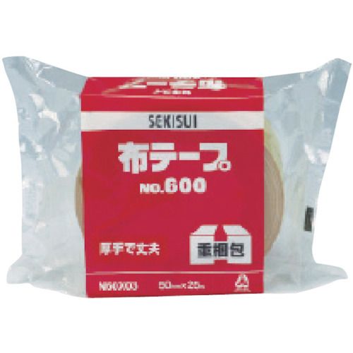 【全商品 ポイント10倍中】 積水　布テープNo．600　38x25　茶　1巻 (N60X02)