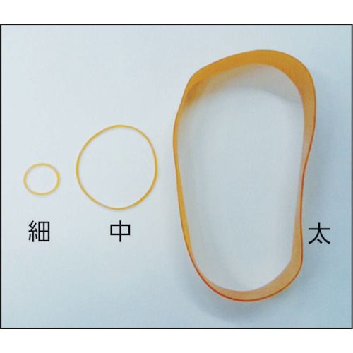 福祉用具のバリューケアの【期間限定!対象商品P2〜20倍】 ユタカメイク　ゴム　輪ゴム　4．5mm×80mm（40本）　1袋 (TT10)｜アングル2