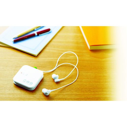 KING　JIM　デジタル耳せん　白　MM1000　イヤホンタイプ　1個 (MM1000W)